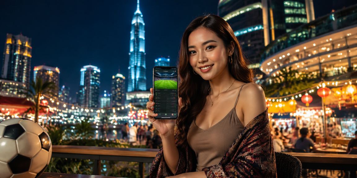 Pemuda bermain pertaruhan bola sepak di Kuala Lumpur dengan platform 245